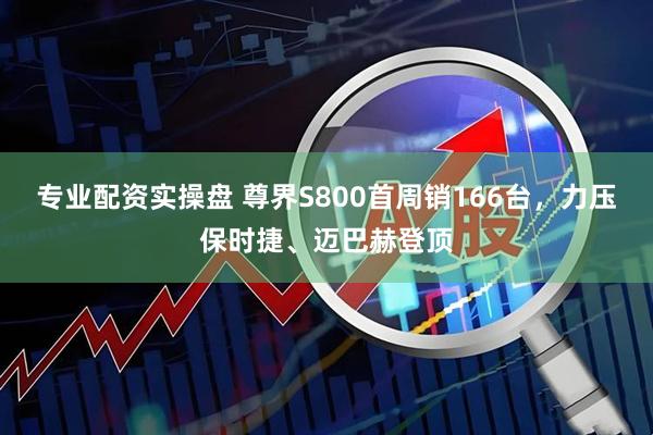 专业配资实操盘 尊界S800首周销166台，力压保时捷、迈巴赫登顶